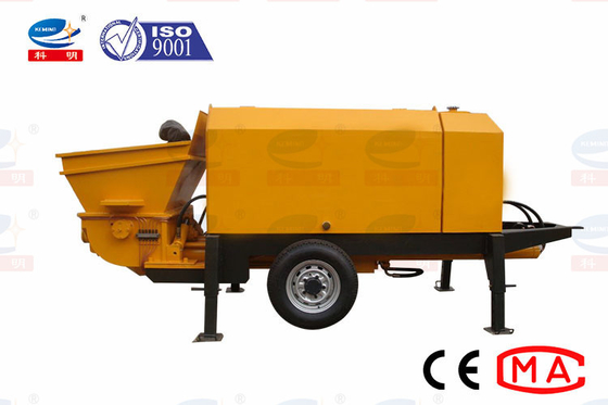 Constructional Small Concrete Pump Mobile For Mortar Floor Heating