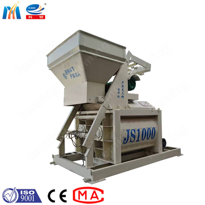 Horizontal Concrete Forced Mixer With Two Shaft Blade HZS Batching Plant